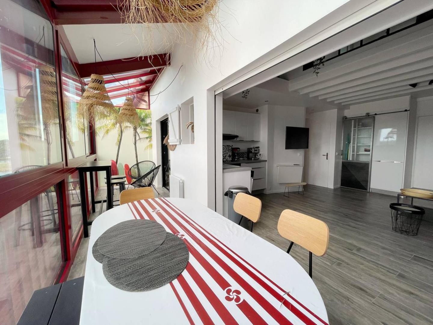 Port Sud - T3 En Duplex Avec Vue Panoramique Sur Le Port De Capbreton Apartment Exterior foto