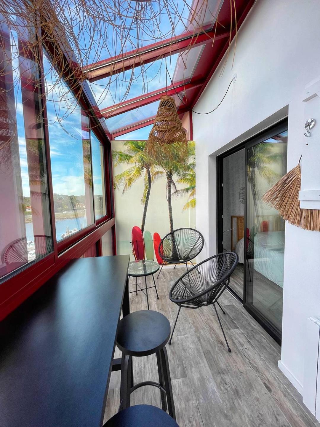 Port Sud - T3 En Duplex Avec Vue Panoramique Sur Le Port De Capbreton Apartment Exterior foto